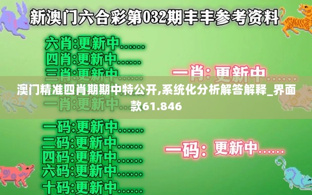新澳门中特期期精准|精选解析解释落实